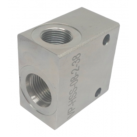 HYDROAKUMULATOR PODWÓJNY 0,75L Z ELEKTROZAWOREM NC 24V
